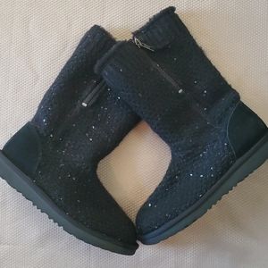 Girls Ugg Sequin Knit Boots